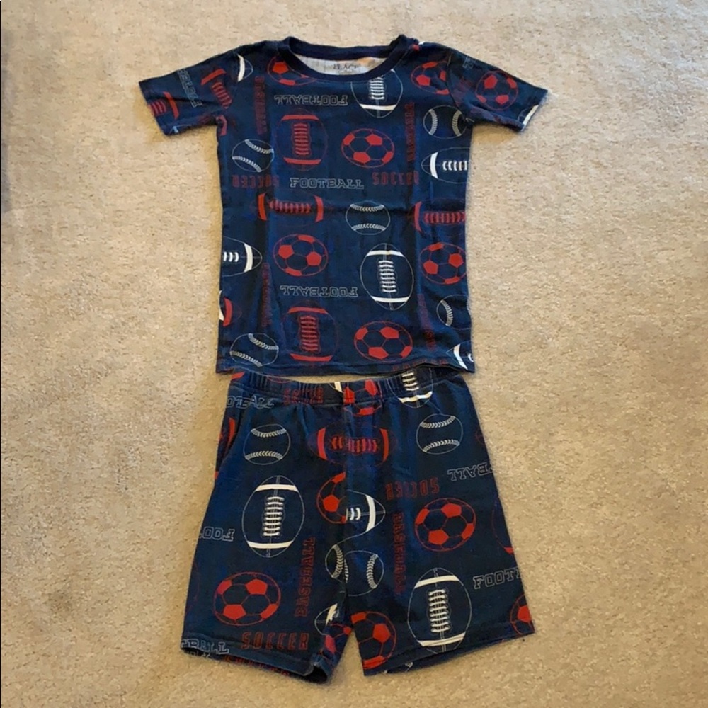 Boys pajama set sports design size 10